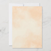 Moderne Elegante Waterverf Bloemen Zonnebloem Brui Kaart (Achterkant)