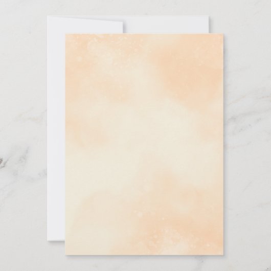 Moderne Elegante Waterverf Bloemen Zonnebloem Brui Kaart (Achterkant)