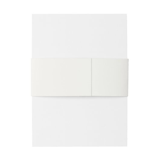 Moderne elegante Waterverf botanische groen lef Uitnodigingen Wikkel (Achterkant Voorbeeld)