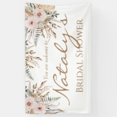 Moderne elegante waterverf florale vrijgezellenfee spandoek (Verticaal)