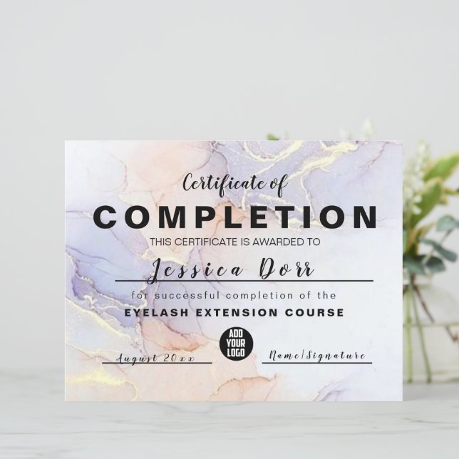 Moderne, elegante Waterverf Groen en goud (Staand voorkant)