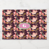 Moderne elegante Waterverf Sparkling Wijnetiket (Enkel label)