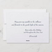 Moderne Elegante Whimsical Unieke Boho Kerstkaart (Achterkant)