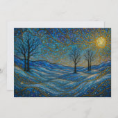 Moderne Elegante Whimsical Unieke Boho Kerstkaart (Voorkant / Achterkant)