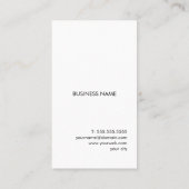 Moderne Elegante Witte Blauwe Circuit Computer Rep Visitekaartje (Achterkant)