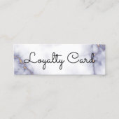 Moderne elegante witte schoonheidssalon klantenkaartje (Voorkant)