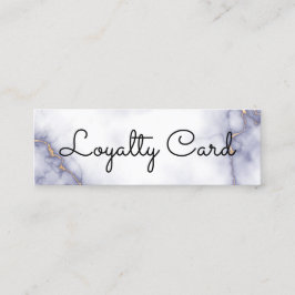 Moderne elegante witte schoonheidssalon klantenkaartje