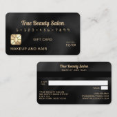 Moderne Elegante Witte Zijde Krediet Gift Kaart Visitekaartje (Voorkant / Achterkant)