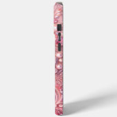 Moderne elegante zachte roze parels Valentijnsdag Case-Mate iPhone Case (Achterkant / Links)