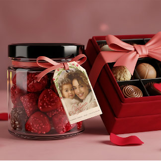 Moderne Elegante Zachte Waterverf Bes Archiefoto Cadeaulabel