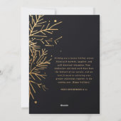 Moderne Elegante Zakelijke Kerstmiszaken Feestdagenkaart (Achterkant)