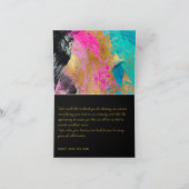 Moderne elegante zakelijke klant dank u bedankkaart (Binnen)