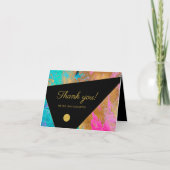 Moderne elegante zakelijke klant dank u bedankkaart (Voorkant)