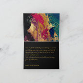 Moderne elegante zakelijke klant dank u bedankkaart (Binnen)