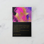 Moderne elegante zakelijke klant dank u bedankkaart (Binnen)