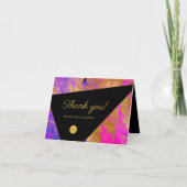 Moderne elegante zakelijke klant dank u bedankkaart (Voorkant)