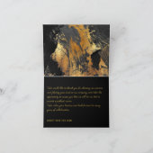 Moderne elegante zakelijke klant dank u bedankkaart (Binnen)