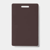 Moderne Elegante Zakelijke Naam Monogram | Donkerb Badge (Achterkant)
