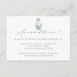 Moderne Elegante Zee Schelp Scriptie Bruiloft Informatiekaartje