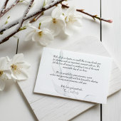 Moderne elegante zilveren winterbladeren Waterverf Bedankkaart