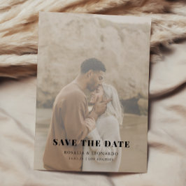 Moderne Elegante Zwart-Wit bruiloft Uitnodiging