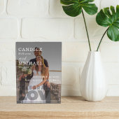 Moderne Elegante Zwart-Wit Fotobruiloft Fotoblokken