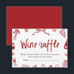 Moderne Elegante Zwarte Boog Wijn Raffle Game Tick Kaart<br><div class="desc">🍷 Dat is Amore Wine Raffle Game – Italiaans geïnspireerde Vrijgezellenfeest Fun! 💌 Voeg een vleugje Italiaanse charme toe aan uw feest met dit grillige rode en witte handgetekende wijnverloot! Met speelse pizza, wijn en meer gevulde doodles, is het de perfecte manier om gasten betrokken en enthousiast te houden. Deel...</div>