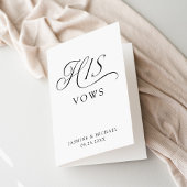 Moderne elegante zwarte typografie Zijn huwelijksg Kaart