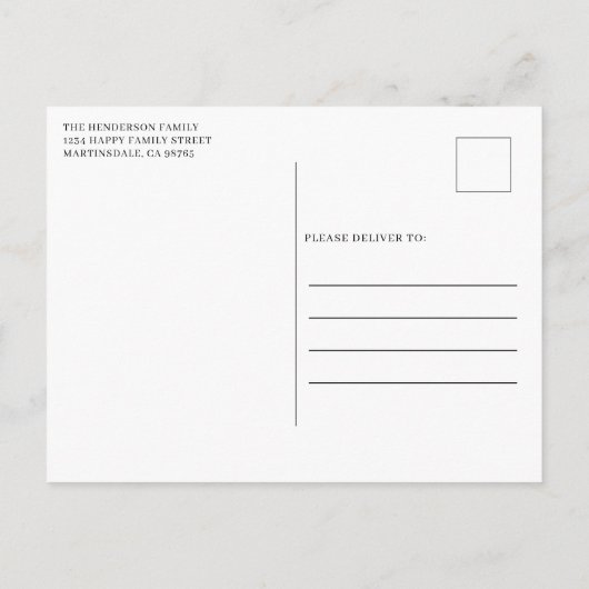 Moderne Elegante Zwarte Witte Vijftig Fabulous Ver Uitnodiging Briefkaart (Achterkant)