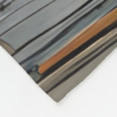 Moderne Elegantie Abstract Goud Fleece Deken (Hoek)