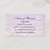 Moderne Elegantie Chic Roze Water Satin Visitekaartje (Achterkant)