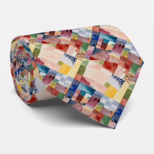 Moderne elegantie: Paul Klee Hammamet Art Necktie Stropdas