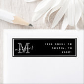 Moderne Elegantie | Retouradreslabel Etiket (Insitu)