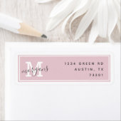 Moderne Elegantie | Retouradreslabel Etiket (Insitu)