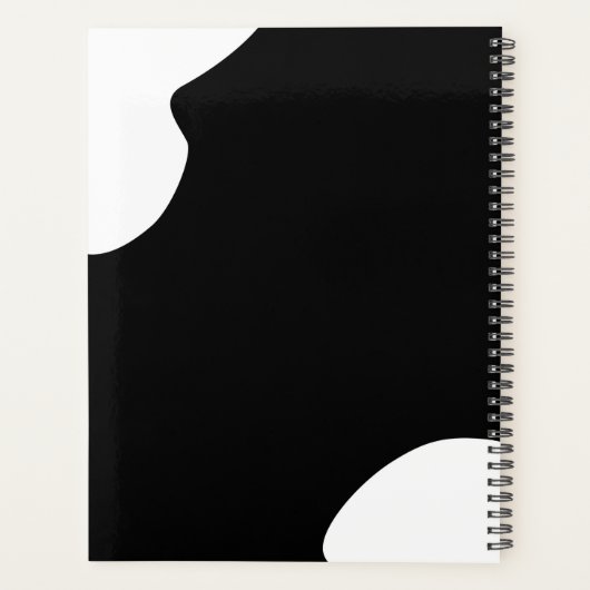 Moderne Elegantie Roze Bloemen string Bruiloft pla Planner (Achterkant)