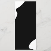 Moderne Elegantie Roze Bloemen string licht Menu (Achterkant)