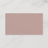 Moderne Elegantie Stof Roze Trouwwebsite QR Code Informatiekaartje (Achterkant)