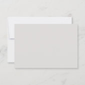 Moderne Elegantie Trouwfeest RSVP QR Code Kaart (Achterkant)