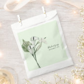 Moderne Elege Ante Witte Calla Lelie Huwelijk Bedankzakje (Geknipt)