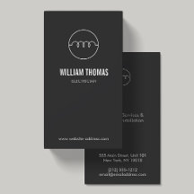 MODERNE ELEKTRICIEN LOGO OP DK GREY