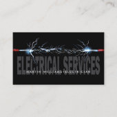 Moderne elektrische draad elektricien visitekaartje (Voorkant)