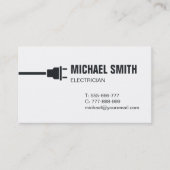 Moderne elektrische Visitekaartje (Voorkant)