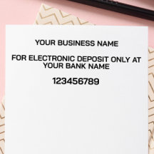 MODERNE ELEKTRONISCHE DEPOSITOBANKENDORSEMENT