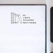 Moderne Elementaire Boekenplank Aangepaste Naam Bi Rubberstempel