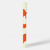 Moderne Eligant Retro Lijn Monogram Case-Mate iPhone Case (Achterkant / Rechts)