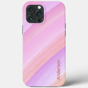 Moderne Eligante Retro Lijn Monogram Case-Mate iPhone Case