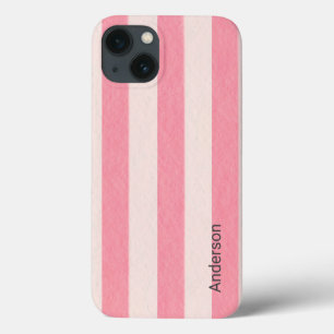 Moderne Eligante Retro Lijn Monogram Case-Mate iPhone Case