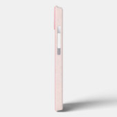 Moderne Eligante Retro Lijn Monogram Case-Mate iPhone Case (Achterkant / Links)