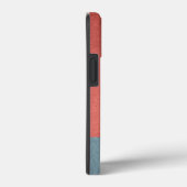 Moderne Eligante Retro Lijn Monogram Case-Mate iPhone Case (Achterkant / Rechts)