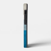 Moderne Eligante Retro Lijn Monogram Case-Mate iPhone Case (Achterkant / Links)